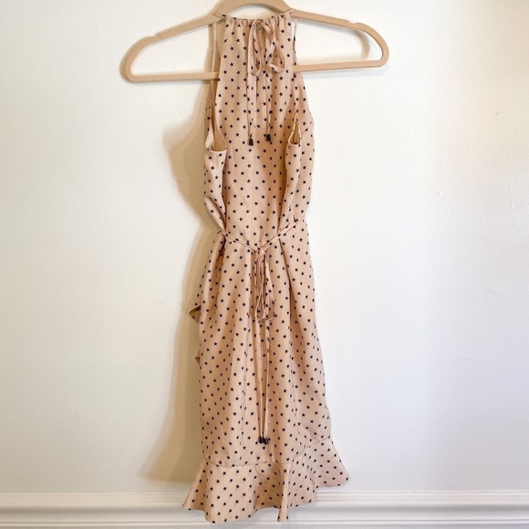 Lovers + Friends Gigi Star Wrap Ruffle Mini Dress S - Picture 7 of 9